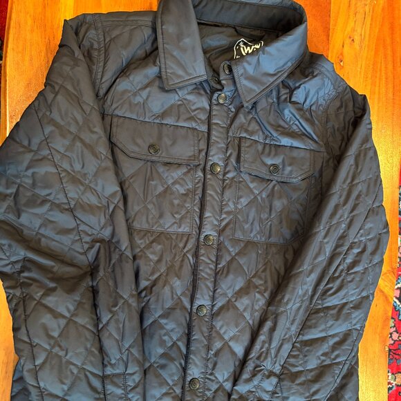 Moosejaw Mountaineering Mens Lightweight Gray Quilted Button Down Jacket Medium - Picture 1 of 15